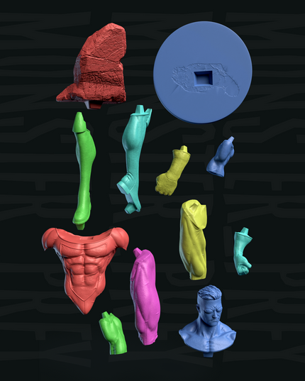 INVINCIBLE STATUE / MULTIPARTS