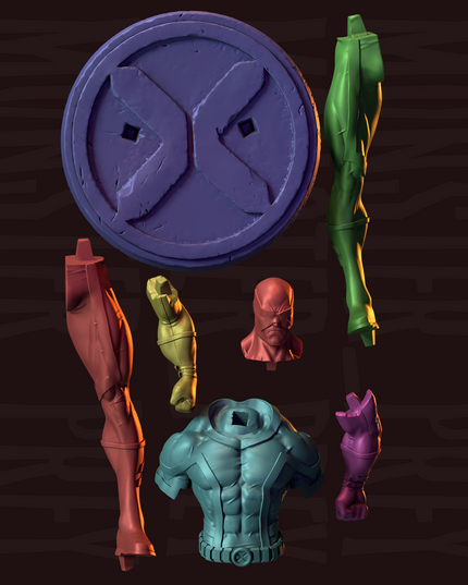 Marvel Cyclops STATUE / MULTIPARTS