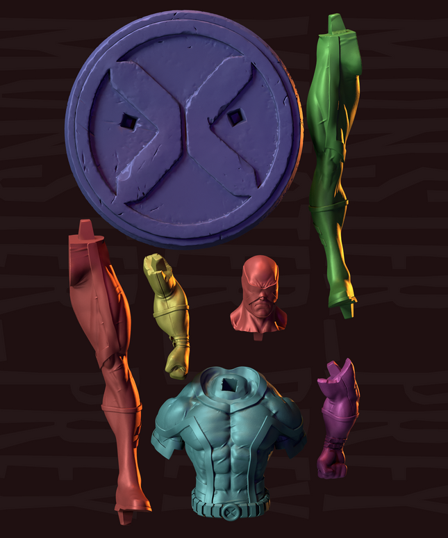 Marvel Cyclops STATUE / MULTIPARTS
