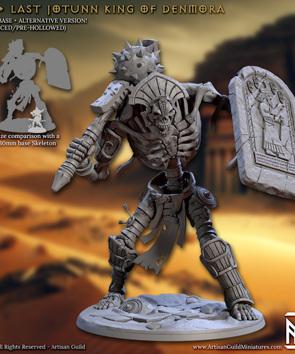 Artisan Guild - 202505 - Tombsworn Skeletons of Denmora - Og 100mm Base