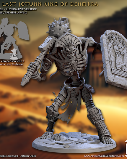 Artisan Guild - 202505 - Tombsworn Skeletons of Denmora - Og 100mm Base