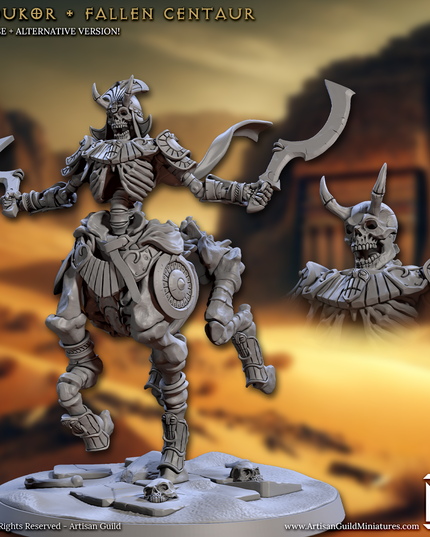 Artisan Guild - 202505 - Tombsworn Skeletons of Denmora - Shadukor 50mm base