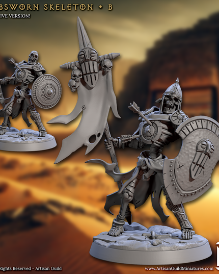 Artisan Guild - 202505 - Tombsworn Skeletons of Denmora - Tombsworn Skeletons 6X