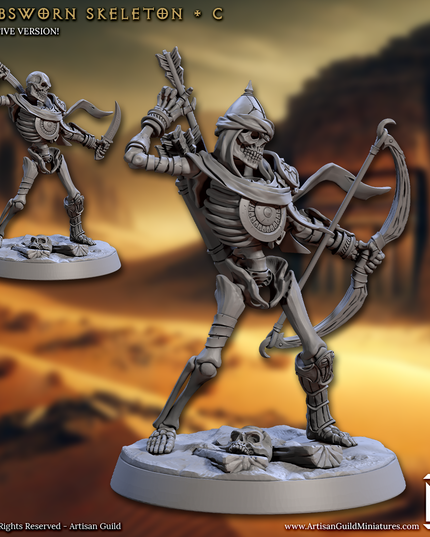 Artisan Guild - 202505 - Tombsworn Skeletons of Denmora - Tombsworn Skeletons 6X