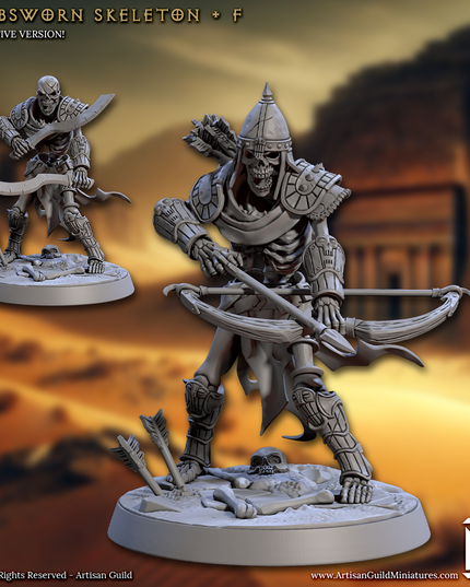 Artisan Guild - 202505 - Tombsworn Skeletons of Denmora - Tombsworn Skeletons 6X