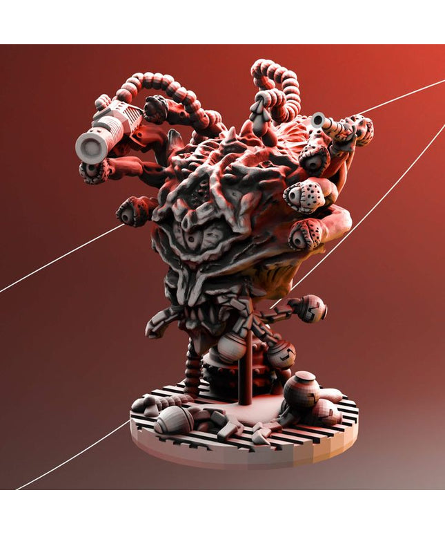 Mad alchemy eye beast miniature by Mystic Pigeon Gaming
