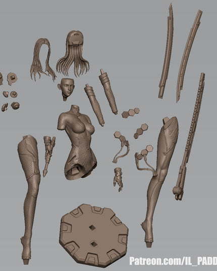STELLAR BLADE TACHY STATUE 40CM+ MULTIPARTS