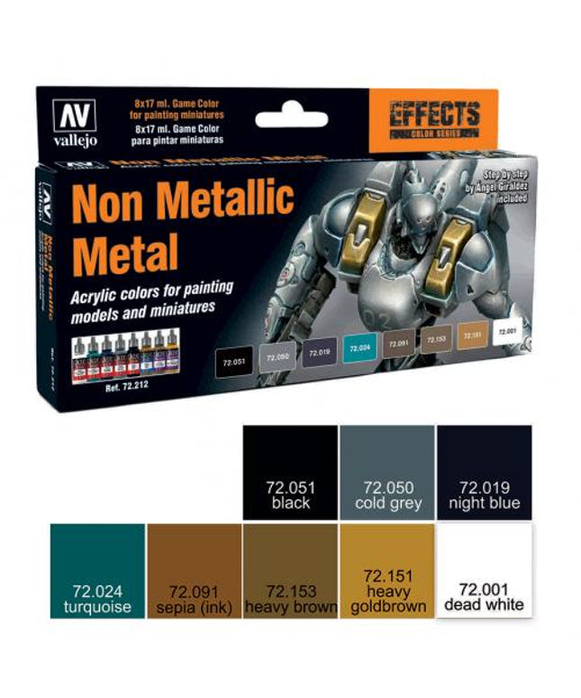 Vallejo Game Color Set - Non Metallic Metal