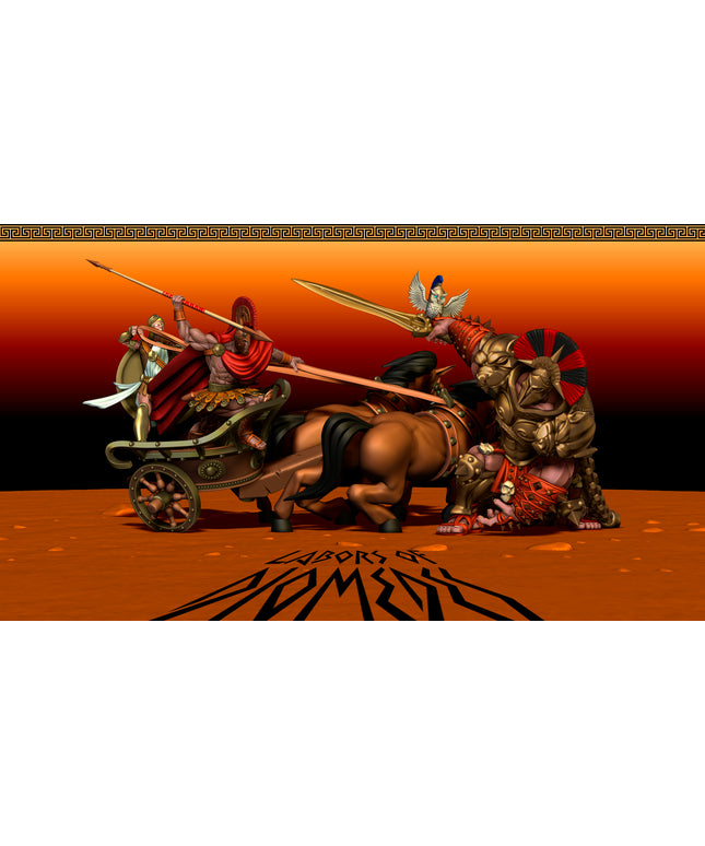 Labors of Diomedes - 54mm scale diorama