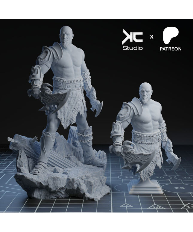 GOD OF WAR 3 KRATOS STATUE OR BUST