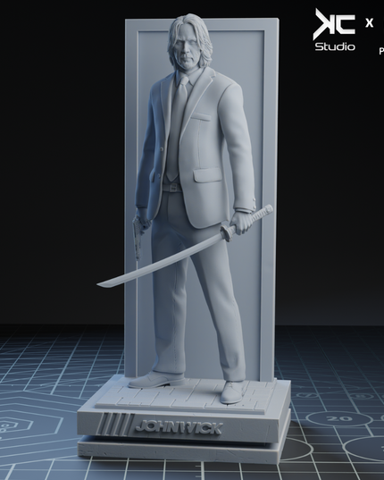 John Wick Statue KcStudios