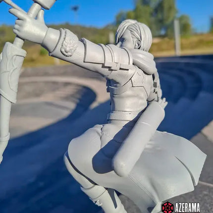 Ashe Statue fanart from Fire Emblem