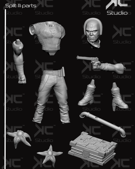 Peacemaker - The Suicide Squad FanArt Statue 35Cm