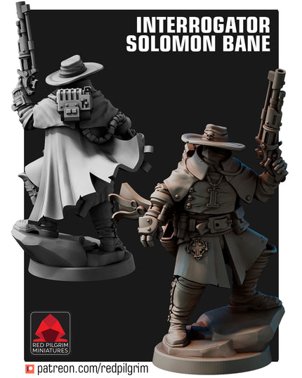 Interrogator Solomon Bane MINIATURE