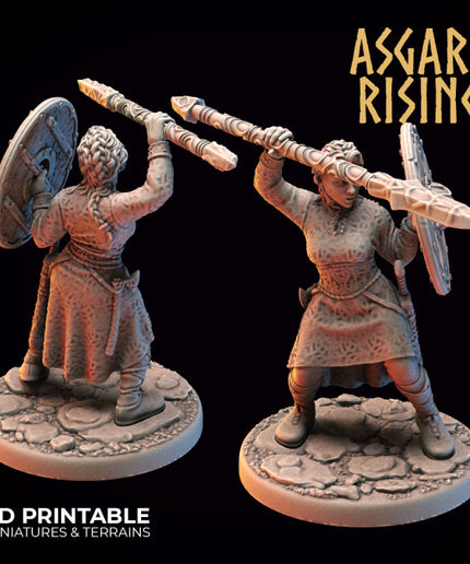 2 x Shieldmaiden #4 Modular mini