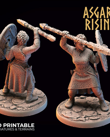2 x Shieldmaiden #4 Modular mini