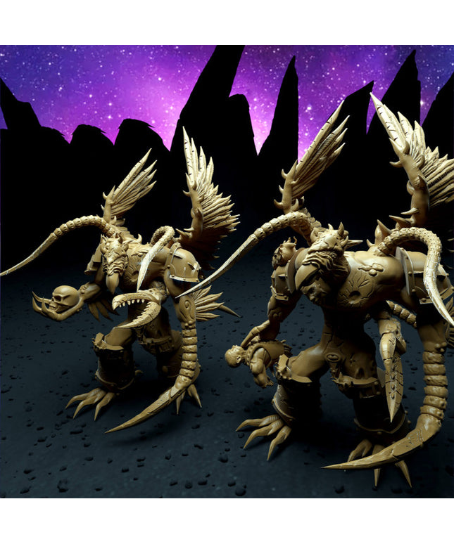 Avian themed spawns of chaos with multiple poses and optional wings