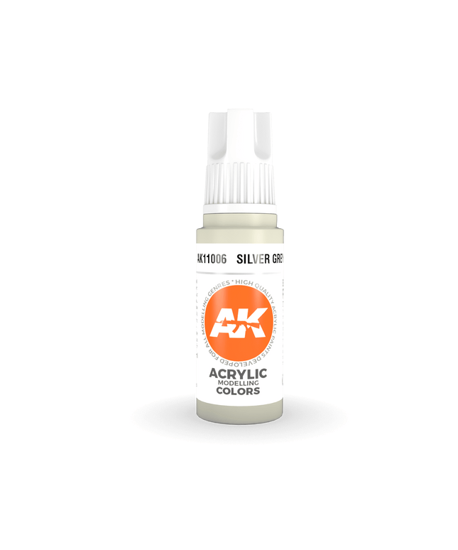 AK ACRYLIC AK11006	Silver Grey 17ml