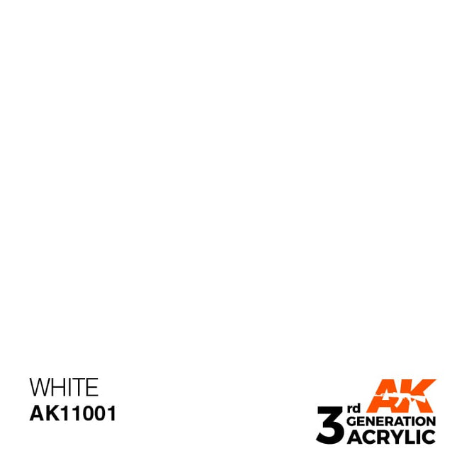 AK ACRYLIC AK11001 intense White 17ml