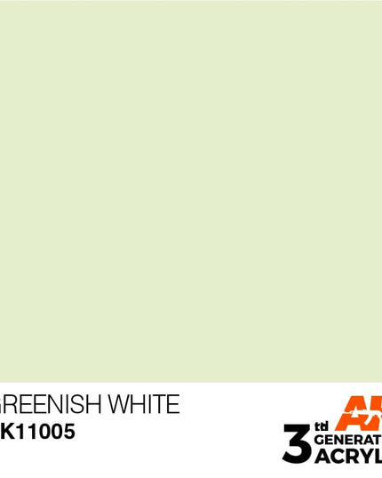 AK ACRYLIC AK11005	Greenish White 17ml