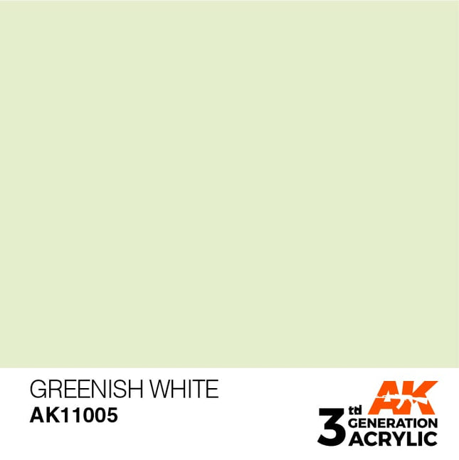 AK ACRYLIC AK11005	Greenish White 17ml