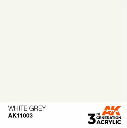 AK ACRYLIC AK11003	White Grey 17ml