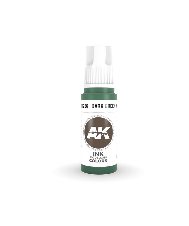 AK ACRYLIC AK11226 Dark Green INK 17ml