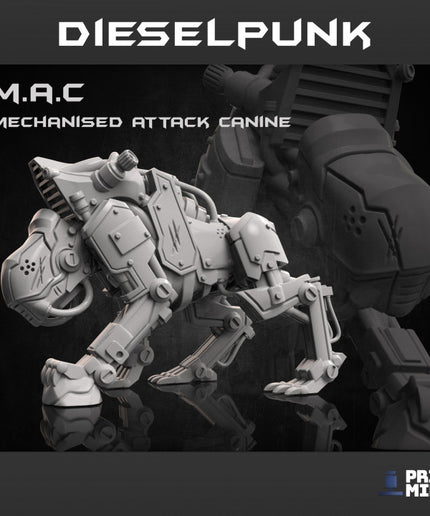Mechanised Attack Canine, M.A.C - Dieselpunk Collection