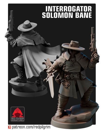 Interrogator Solomon Bane MINIATURE