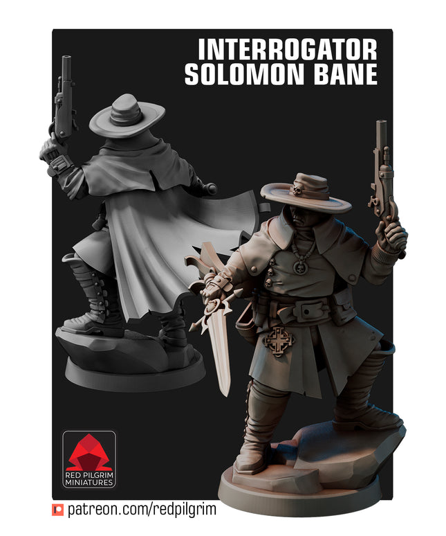 Interrogator Solomon Bane MINIATURE
