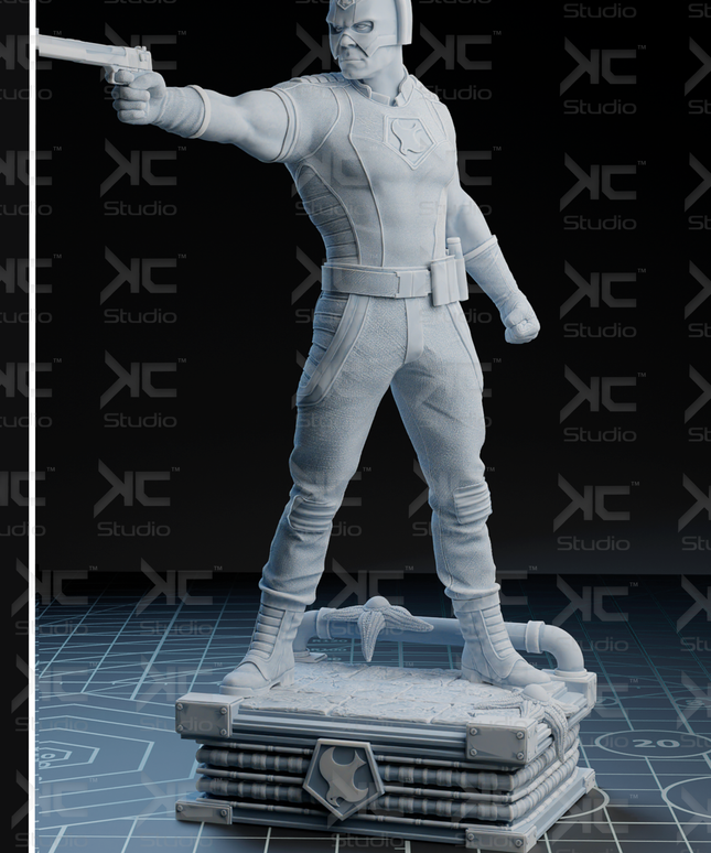 Peacemaker - The Suicide Squad FanArt Statue 35Cm