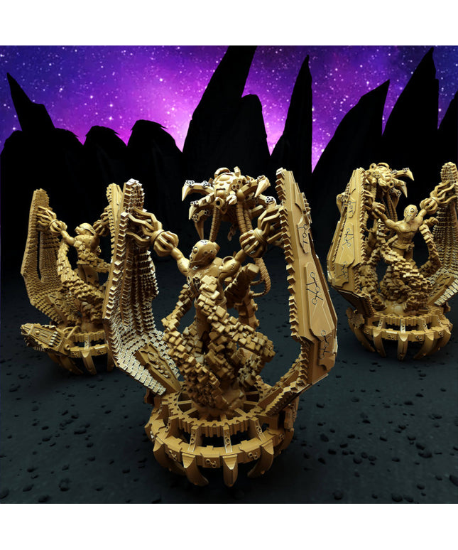 Large elite crocodile warriors - Celestial hosts wargame proxy miniature