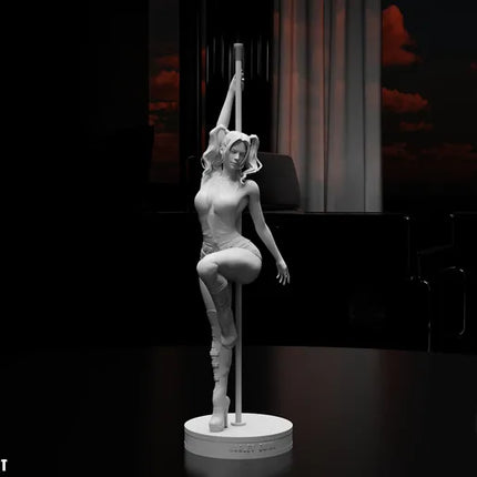 Harley Quin Stripper Statue