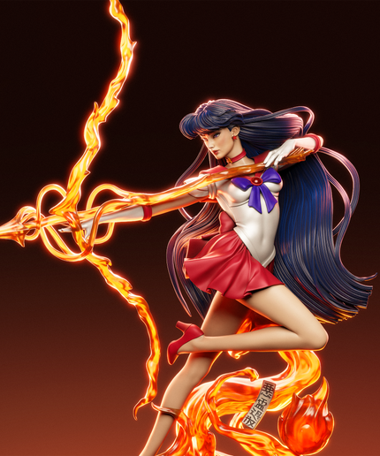 Ca3d Sailor Moon Rei Hino Statue 1/9