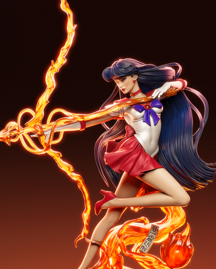 Ca3d Sailor Moon Rei Hino Statue 1/9