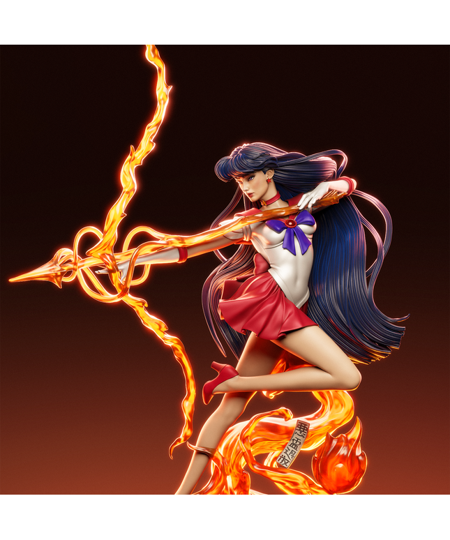 Ca3d Sailor Moon Rei Hino Statue 1/9