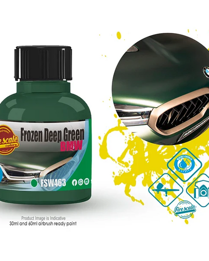 Frozen Deep Green BMW Acrylic Paint 15ml (Fire Scale Modeler)