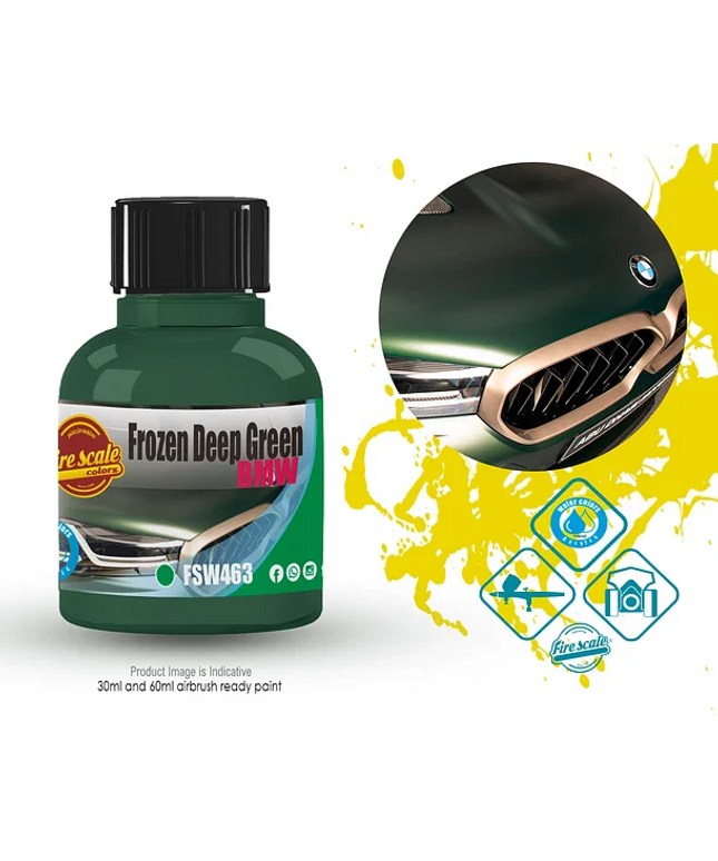 Frozen Deep Green BMW Acrylic Paint 15ml (Fire Scale Modeler)