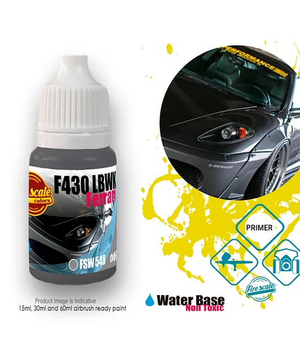 Ferrari F430 LBWK Grey Acrylic Paint 15ml (Fire Scale Modeler)