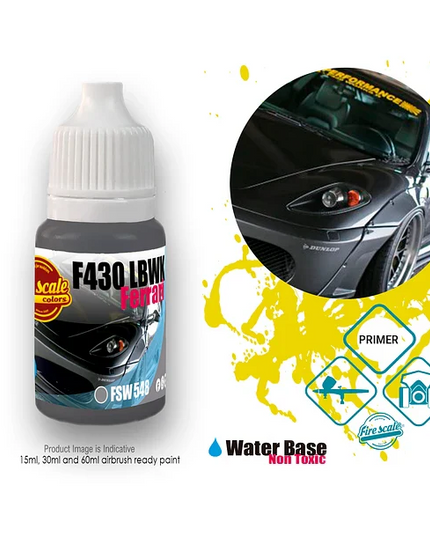 Ferrari F430 LBWK Grey Acrylic Paint 15ml (Fire Scale Modeler)