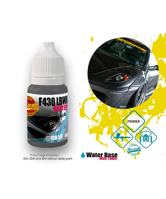 Ferrari F430 LBWK Grey Acrylic Paint 15ml (Fire Scale Modeler)