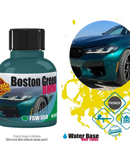 Boston Green BMW  Acrylic Paint 15ml (Fire Scale Modeler)