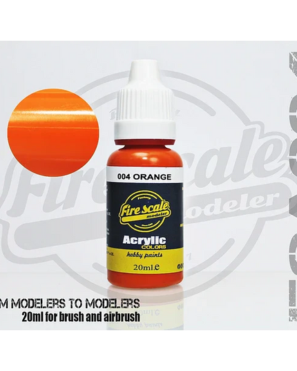 BLACK ACRYLIC BRUSH COLORS  (FIRE SCALE MODELER)