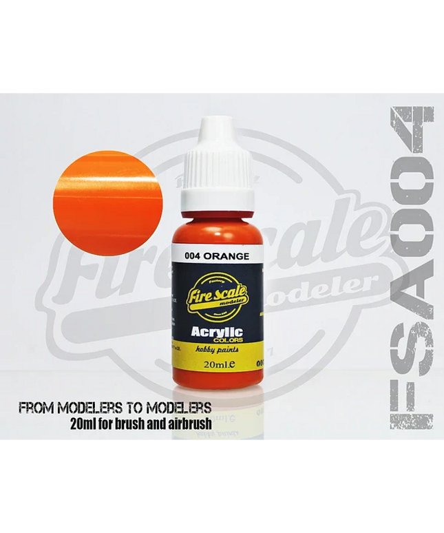 BLACK ACRYLIC BRUSH COLORS  (FIRE SCALE MODELER)