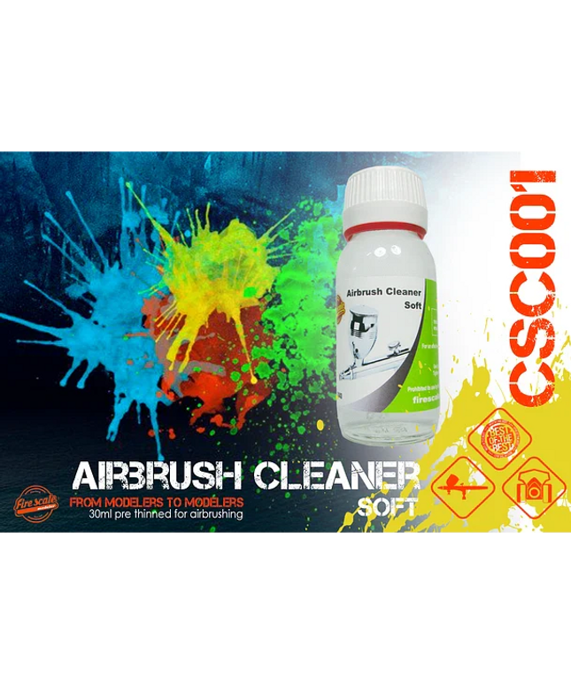 Soft Cleaner for Airbrush 60ML (FIRE SCALE MODELER) CSC001