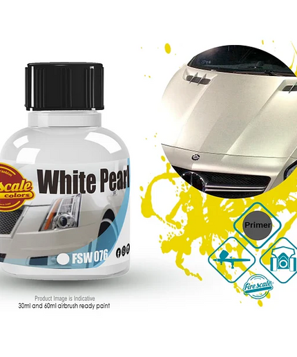 White Pearl Mercedes Acrylic Paint 15 ml (Fire Scale Modeler)