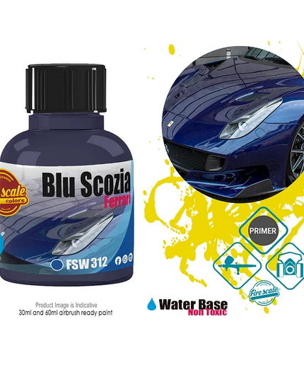 Blu Scozia Ferrari Acrylic Paint 15 ml (Fire Scale Modeler)