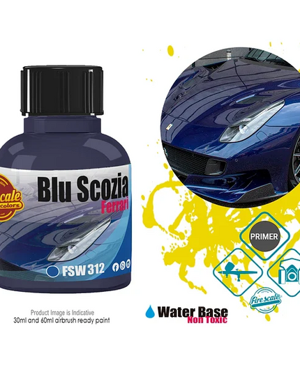 Blu Scozia Ferrari Acrylic Paint 15 ml (Fire Scale Modeler)