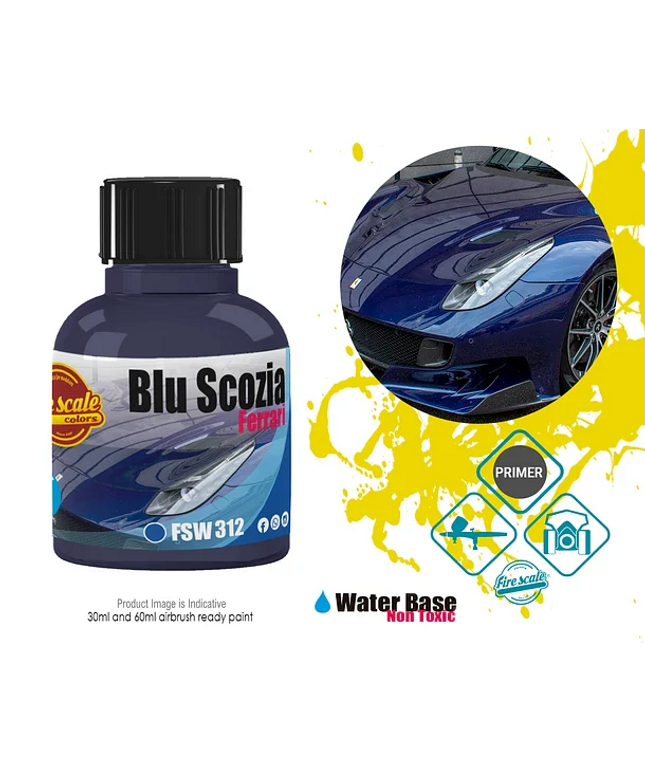 Blu Scozia Ferrari Acrylic Paint 15 ml (Fire Scale Modeler)