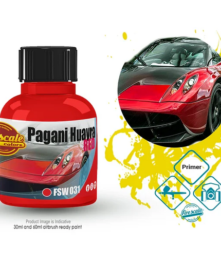 Pagani Huayra Red  Acrylic Paint 15 ml (Fire Scale Modeler)